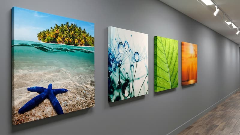 Печать на холсте